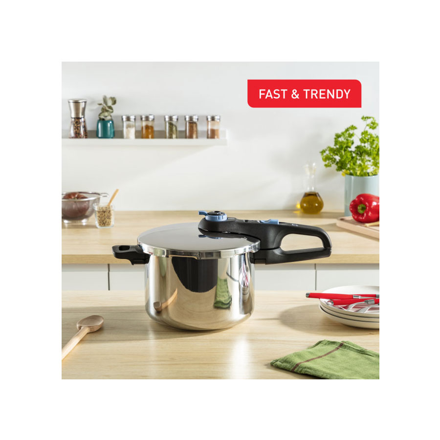 Tefal Pretis lonac Secure Trendy P2580701 6l Aqua Blue - slika 3