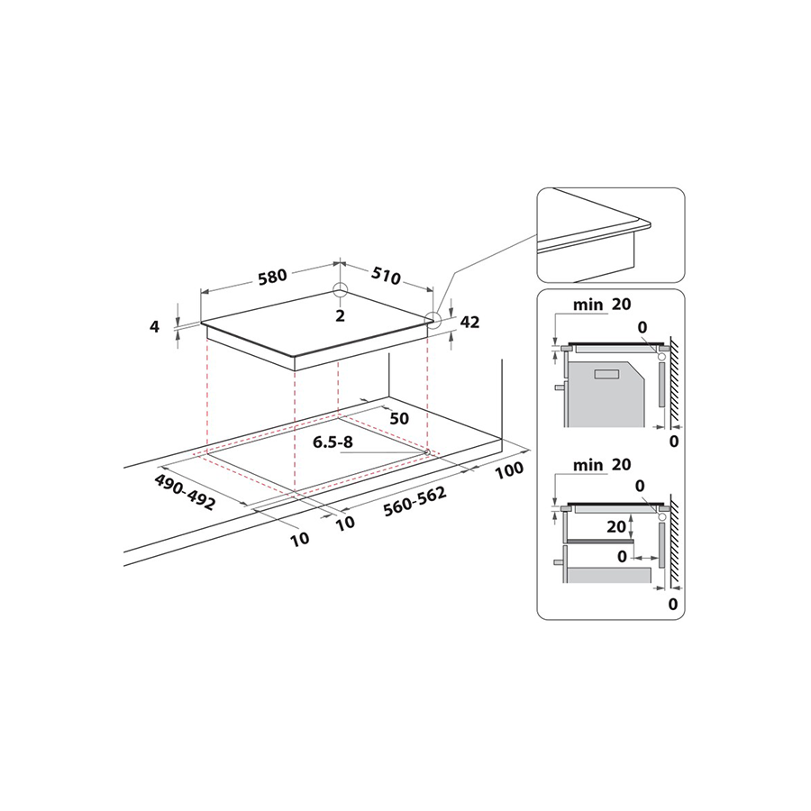 Whirlpool Ugr. ploča AKT 8190/BA - slika 5