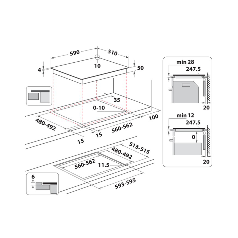 Whirlpool Ugr. ploča WB S2560 NE - slika 6