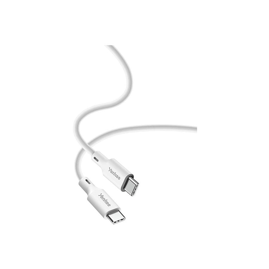 Yenkee USB kabal YCU C115 WH SILIC USB C-C /1,5m - slika 2