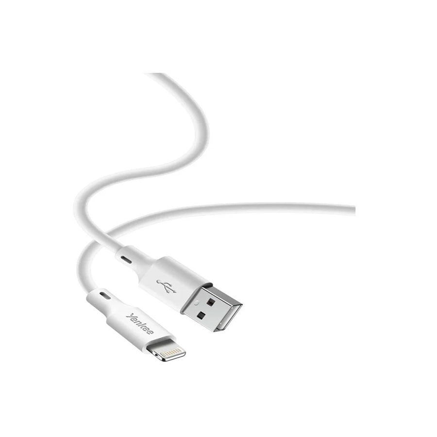 Yenkee USB kabal YCU 615 WH SILIC MFi - USB A /1,5m - slika 2